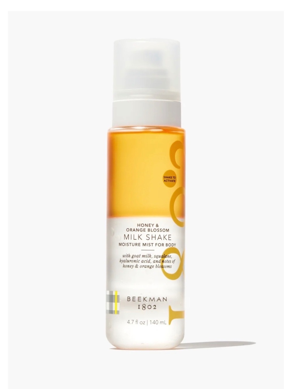 Beekman 1802 Honey & Orange Blossom Milk Shake Moisture Mist for Body 4.7 fl oz
